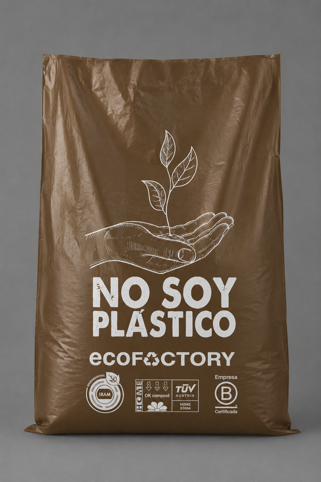 Bolsa compostable para residuos orgánicos Ecofactory