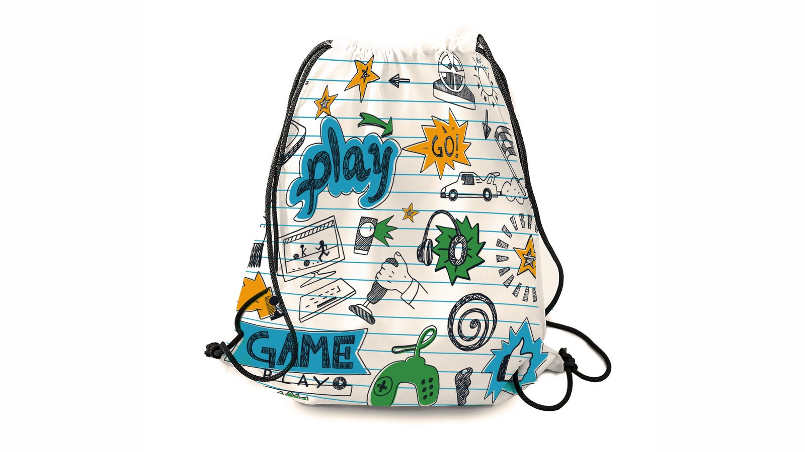 Bolsa tipo mochila en friselina Ecofactory