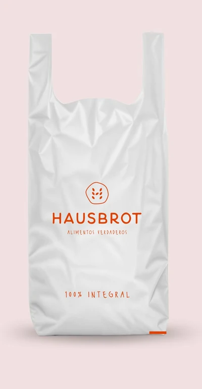 Bolsa compostable personalizada para Hausbrot